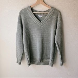 Seafoam Green Textured Sweater